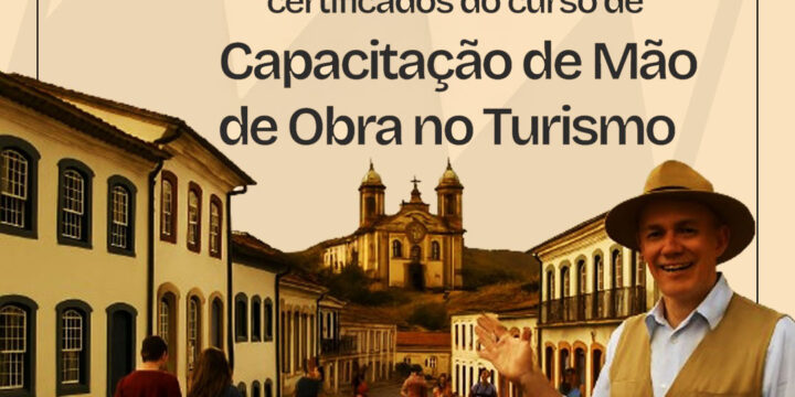 Entrega de certificados do Curso de Mão de Obra do Turismo acontece nesta sexta em Cachoeira do Campo